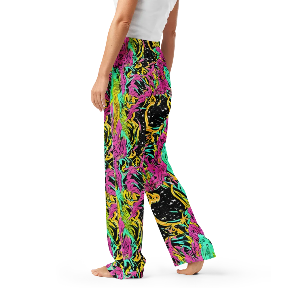 Feldstein Frenzy on Women's Pajama Pants — Left