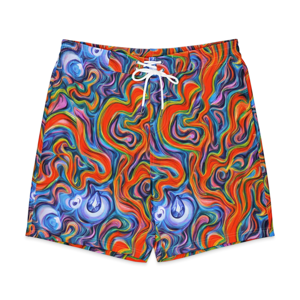 Riptide Radiance on Men's Board Shorts — Front