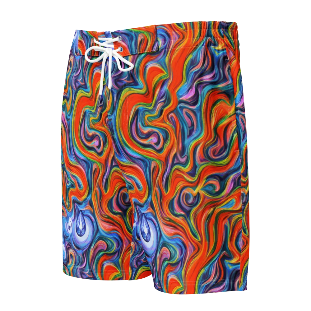 Riptide Radiance on Men's Board Shorts — Front