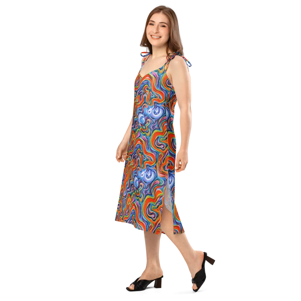 Riptide Radiance on Slip Dress — Left Front