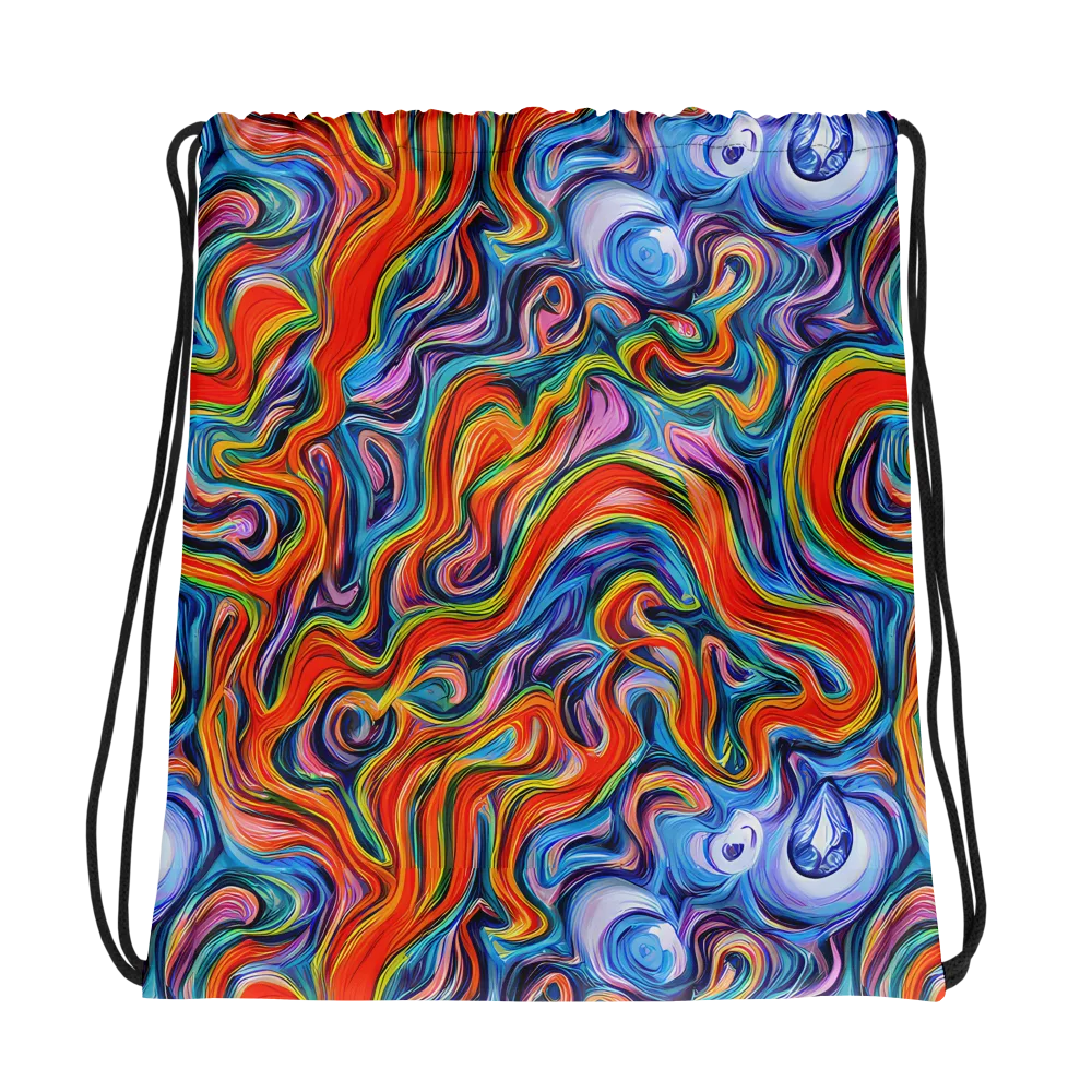 Riptide Radiance on Drawstring Bag — Photo