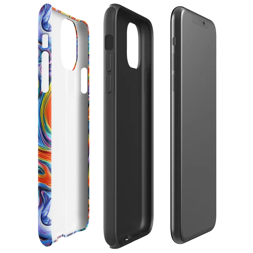 Riptide Radiance on Tough Case for iPhone® — Right