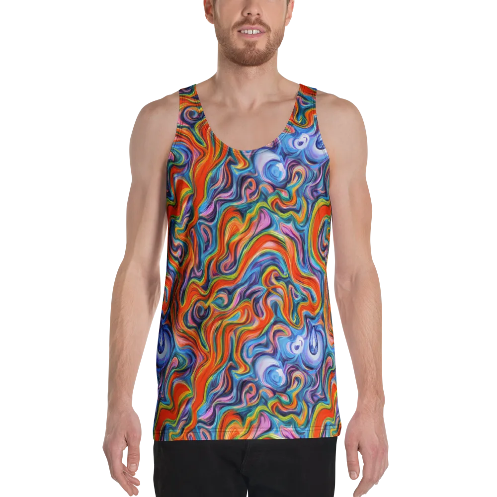 Riptide Radiance on Men's Tank Top — Front