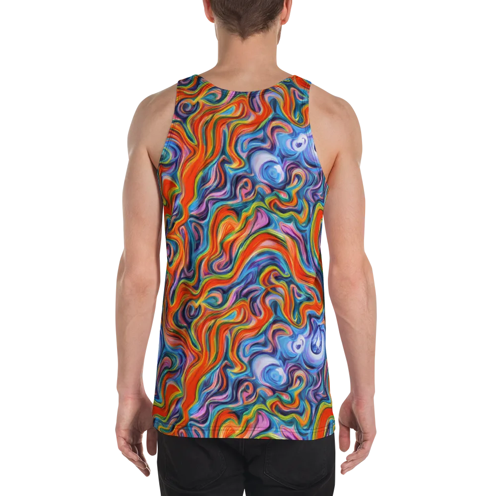 Riptide Radiance on Men's Tank Top — Back