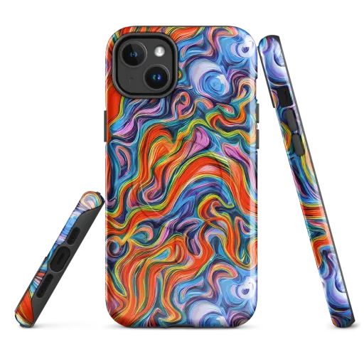 Riptide Radiance on a MagSafe Tough Case for iPhone®