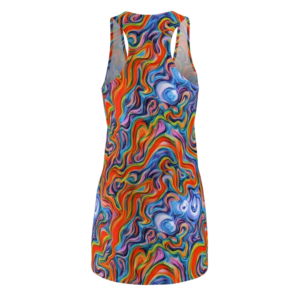 Riptide Radiance on Racerback Dress — Back