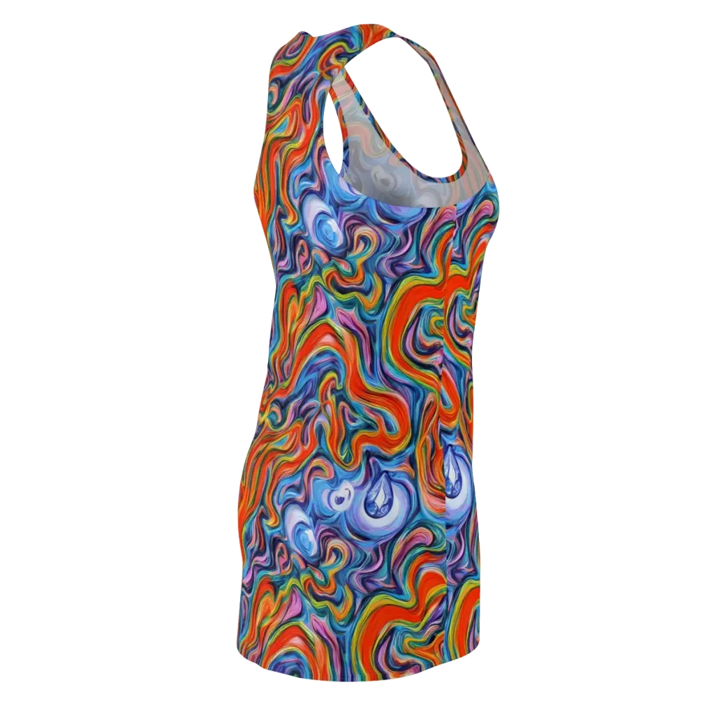 Riptide Radiance on Racerback Dress — Back Side