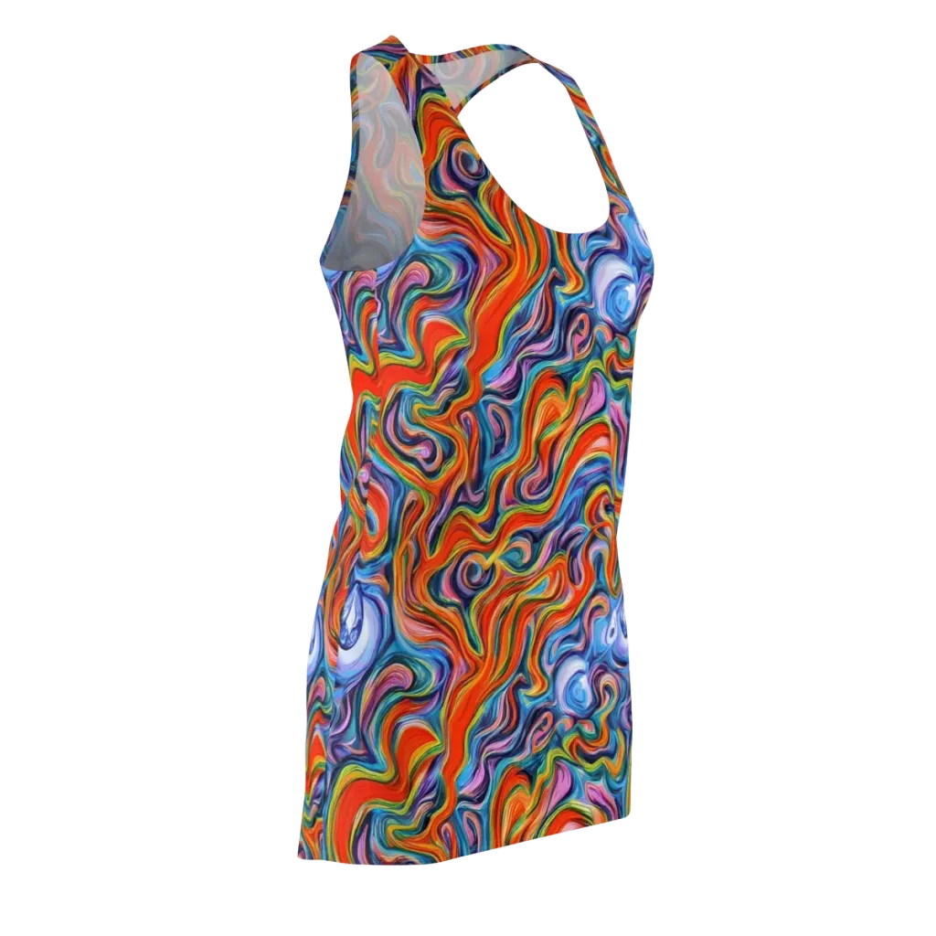 Riptide Radiance on Racerback Dress — Front Side