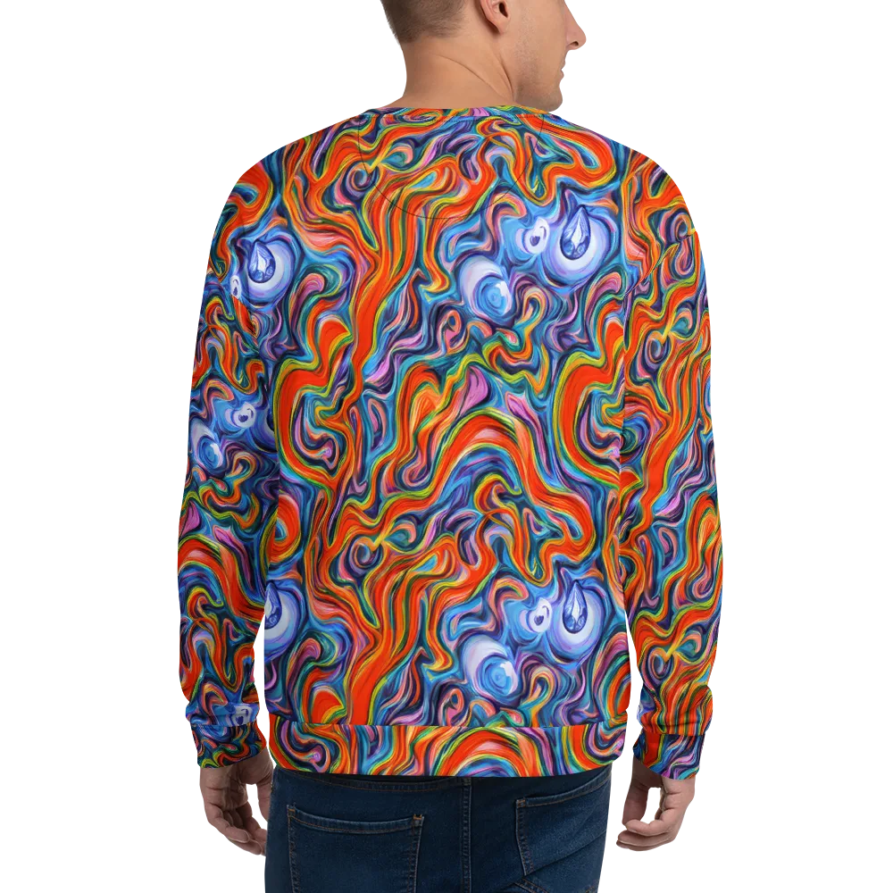 Riptide Radiance on Sweatshirt — Back
