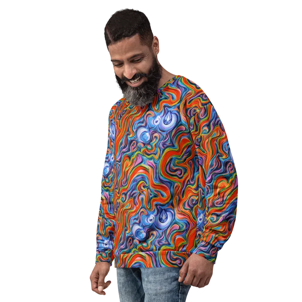 Riptide Radiance on Sweatshirt — Left Front