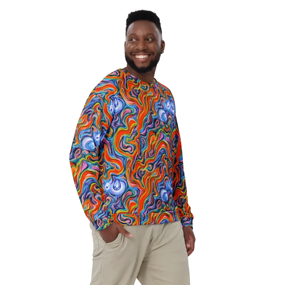 Riptide Radiance on Sweatshirt — Front