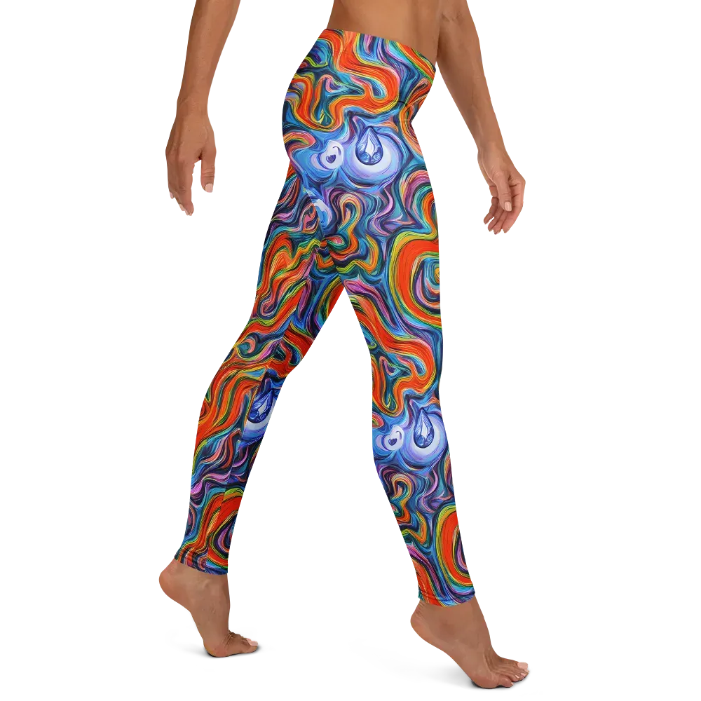 Riptide Radiance on Leggings — Right