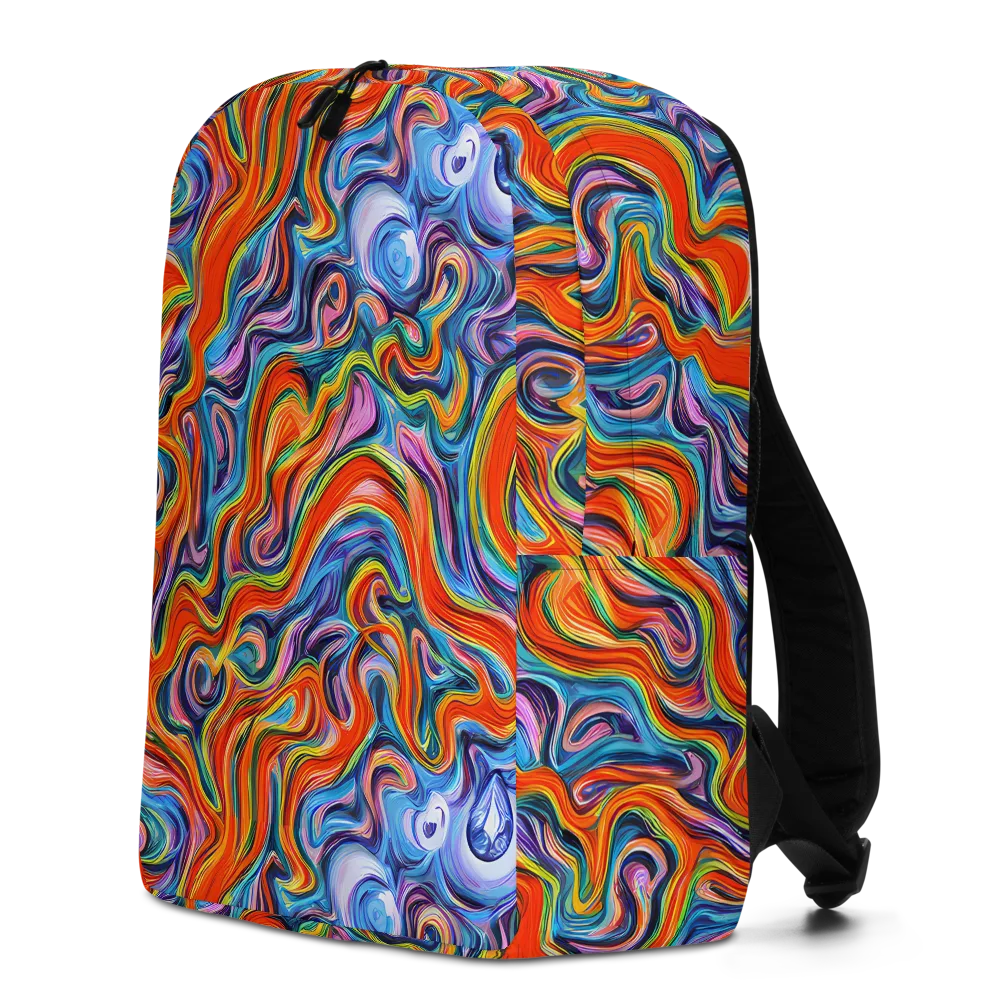 Riptide Radiance on Minimalist Backpack — Left
