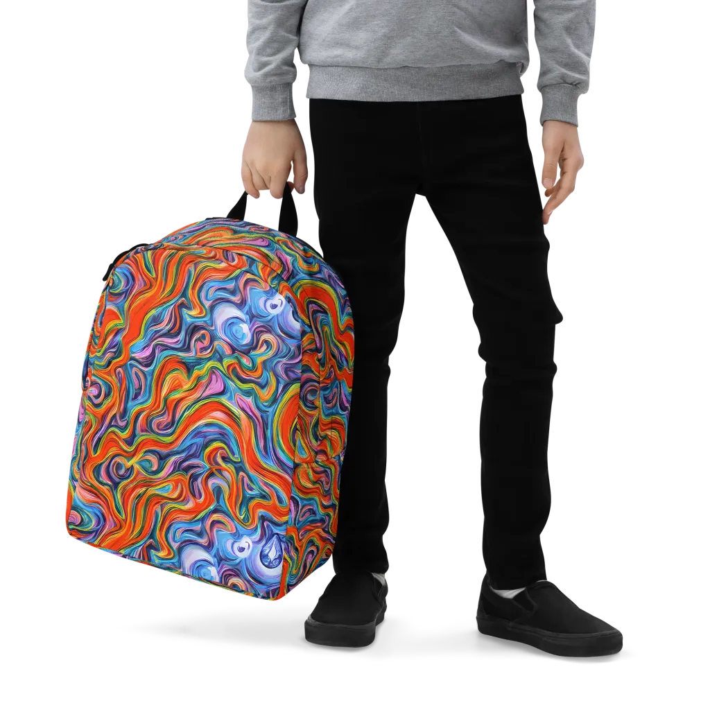 Riptide Radiance on Minimalist Backpack — Zoomed-in