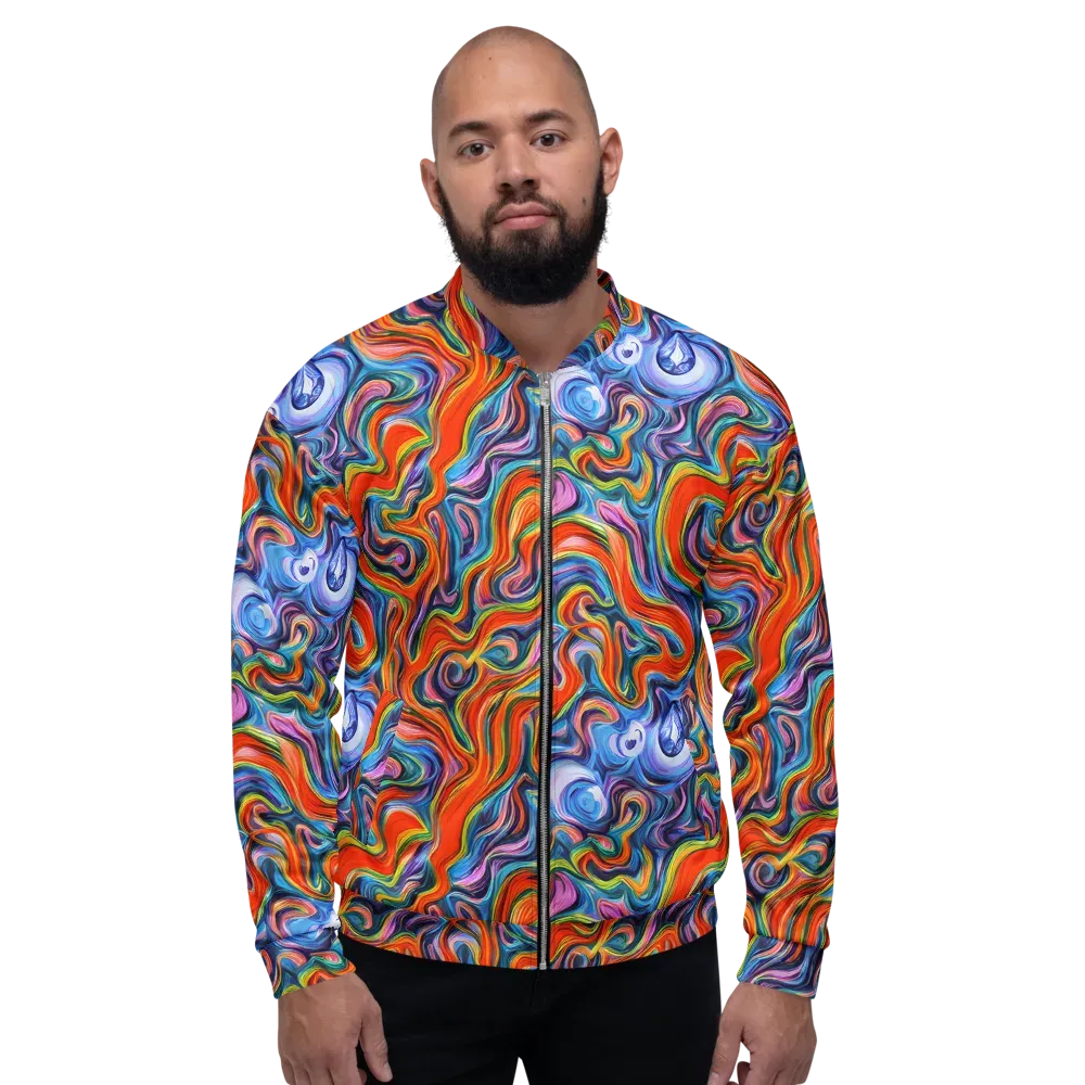 Riptide Radiance on Bomber Jacket — Front