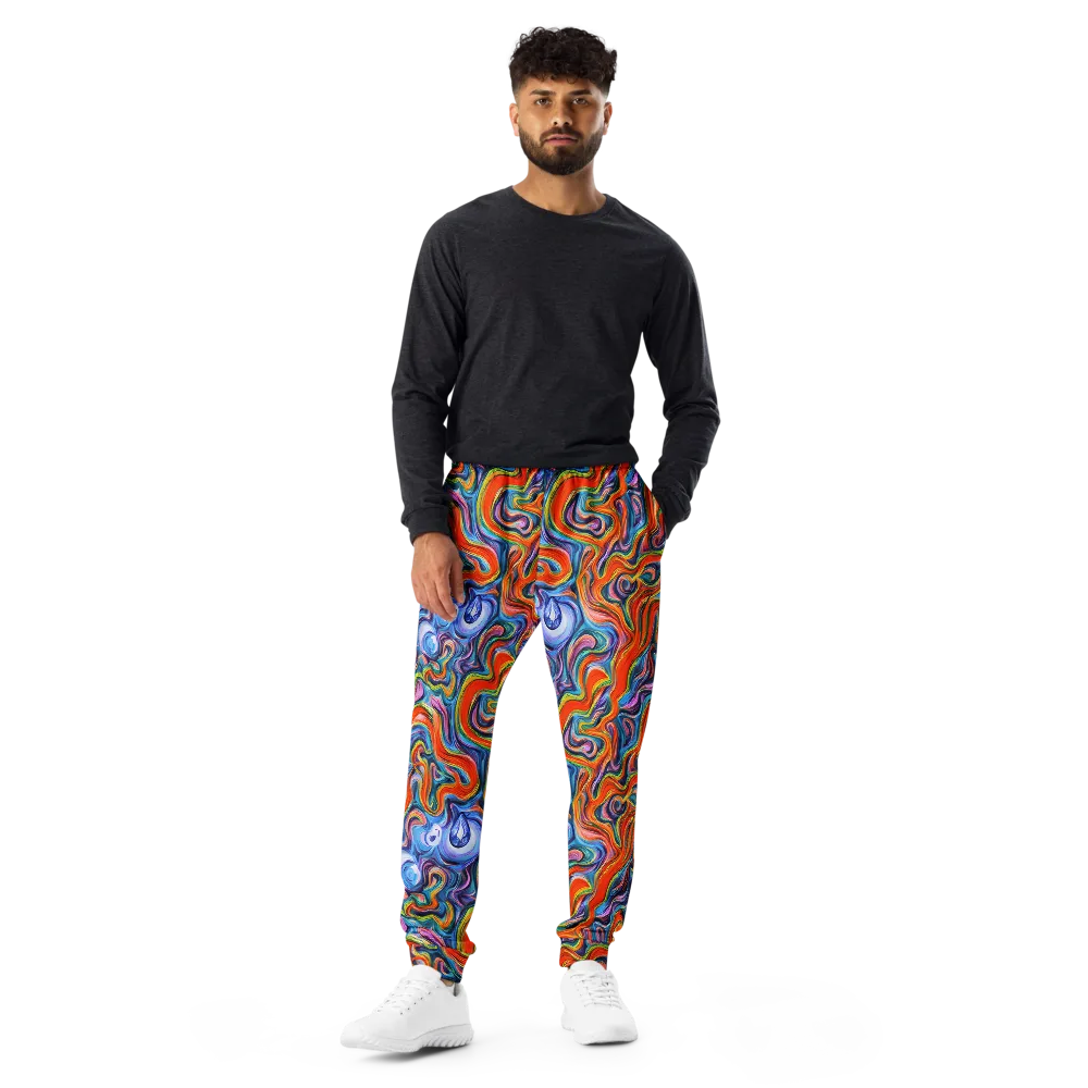 Riptide Radiance on Men's Joggers — Front