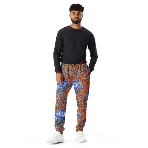 Riptide Radiance on a Men's Joggers