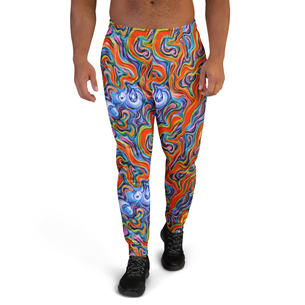 Riptide Radiance on Men's Joggers — Front