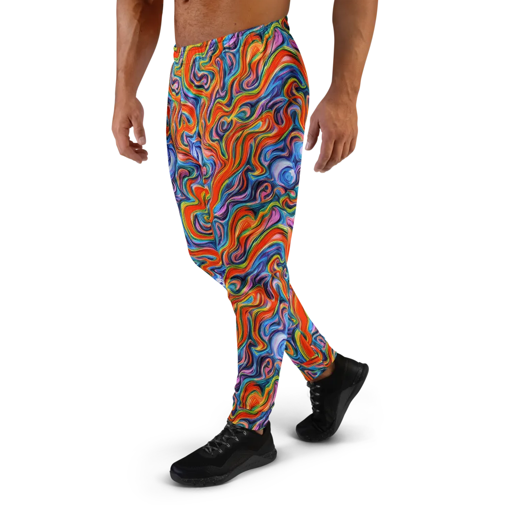 Riptide Radiance on Men's Joggers — Left