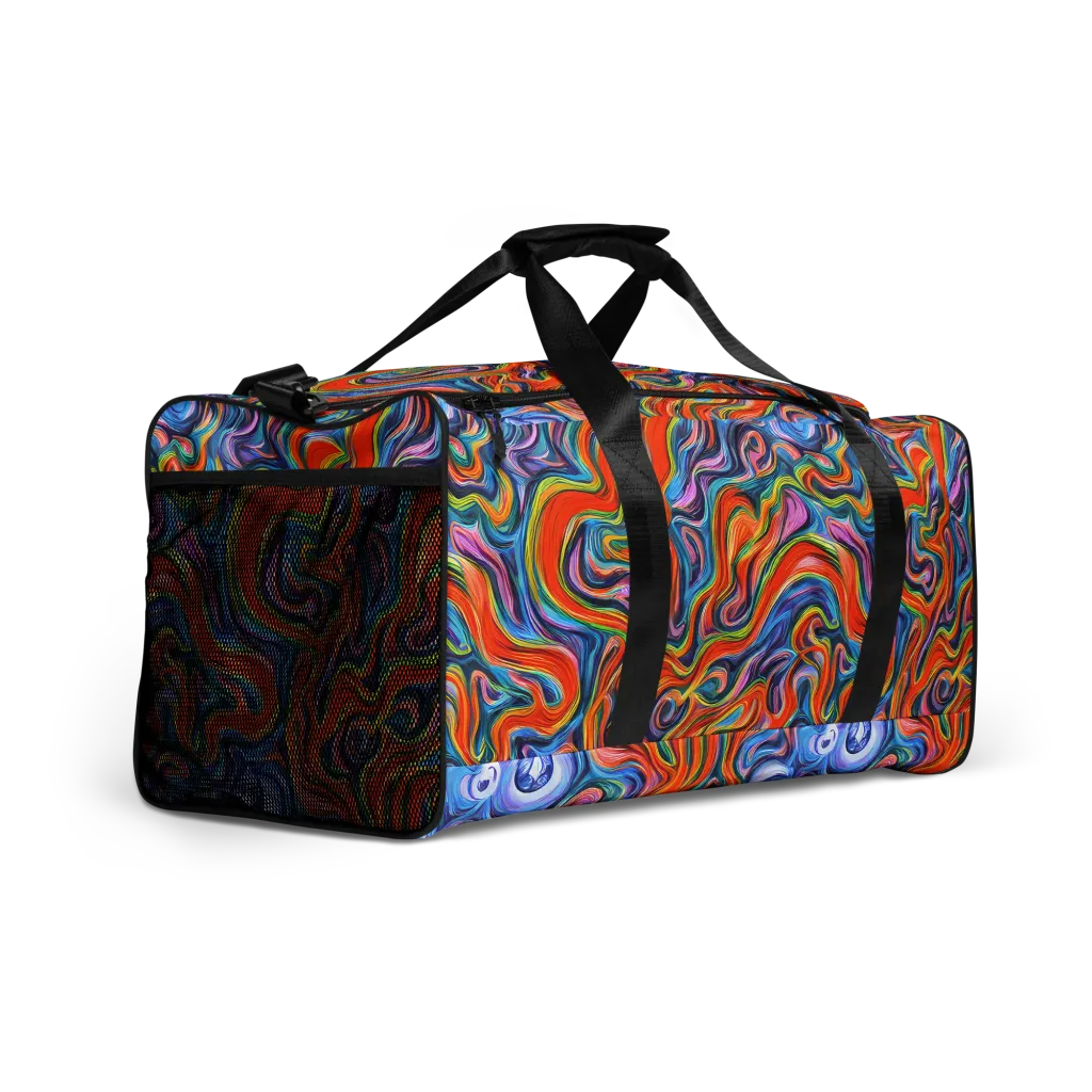Riptide Radiance on Duffle Bag — Right Front