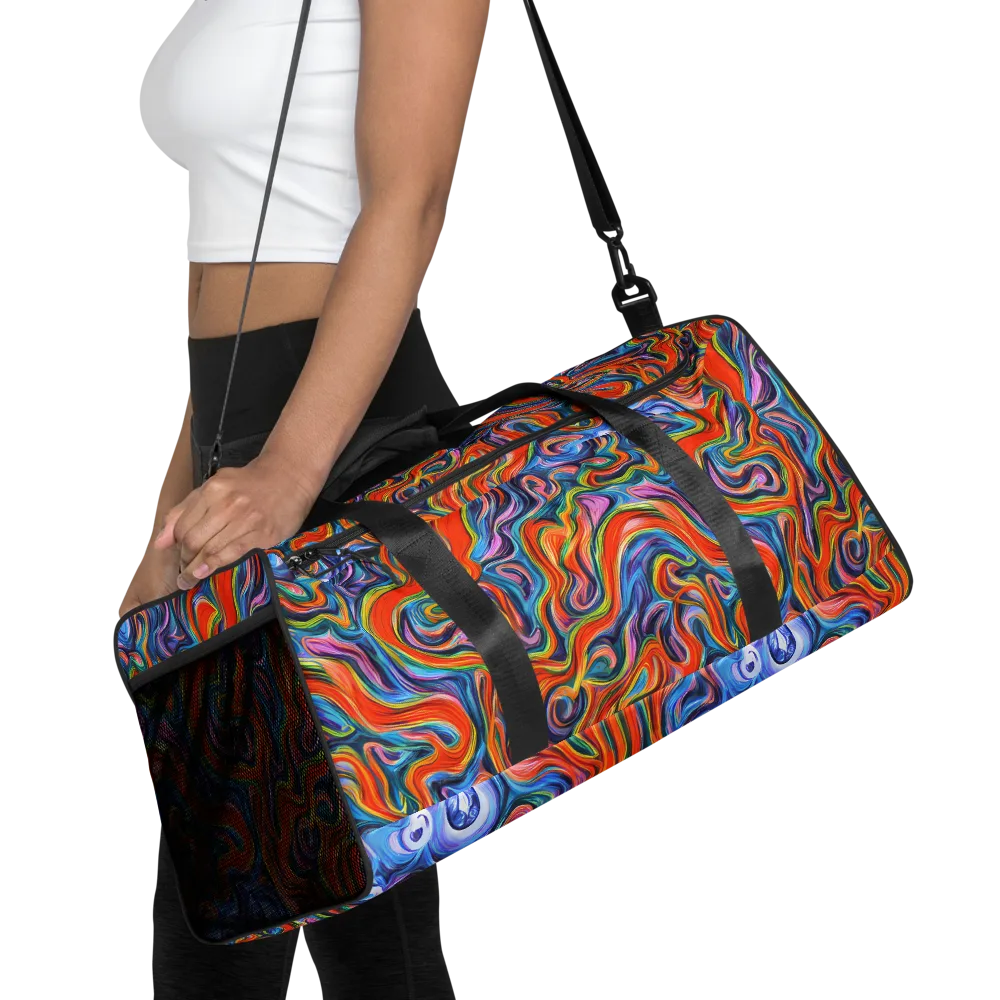 Riptide Radiance on Duffle Bag — Front