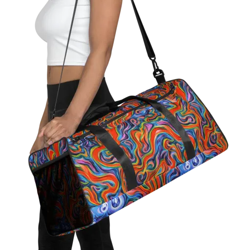 Riptide Radiance on a Duffle Bag