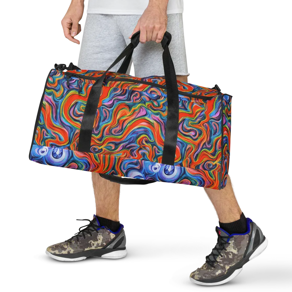 Riptide Radiance on Duffle Bag — Front