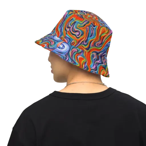 Riptide Radiance on a Reversible Bucket Hat