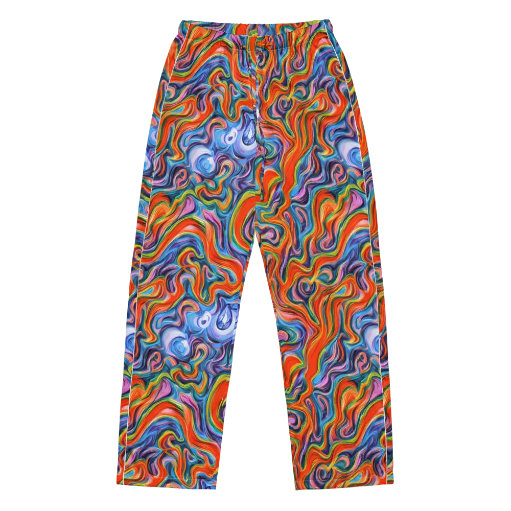 Riptide Radiance on Women's Pajama Pants — Front