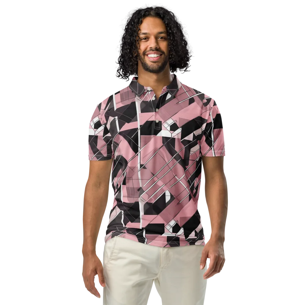 Rosewood Circuit on Men's Slim Fit Polo Shirt — Front