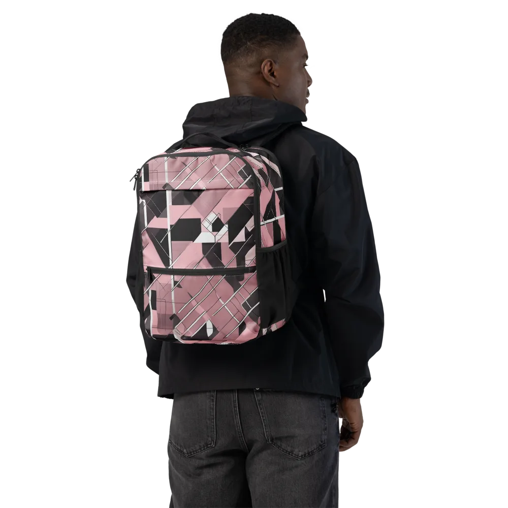 Rosewood Circuit on Utility Backpack — Back