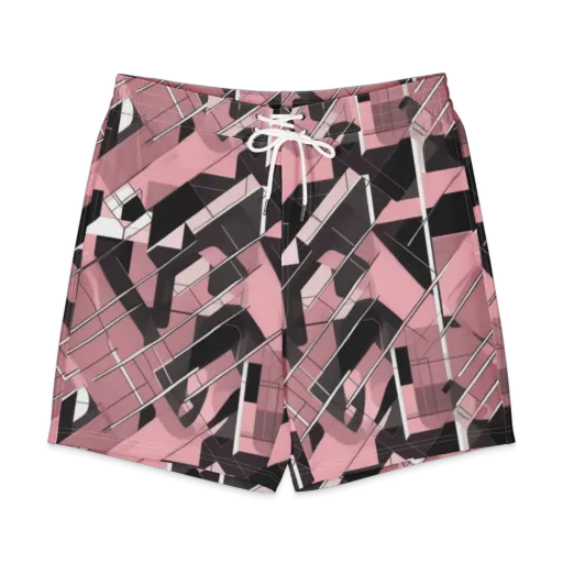 Rosewood Circuit on a Men's Board Shorts