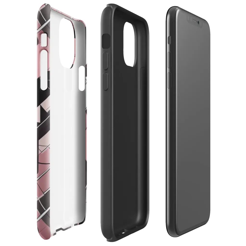 Rosewood Circuit on Tough Case for iPhone® — Right