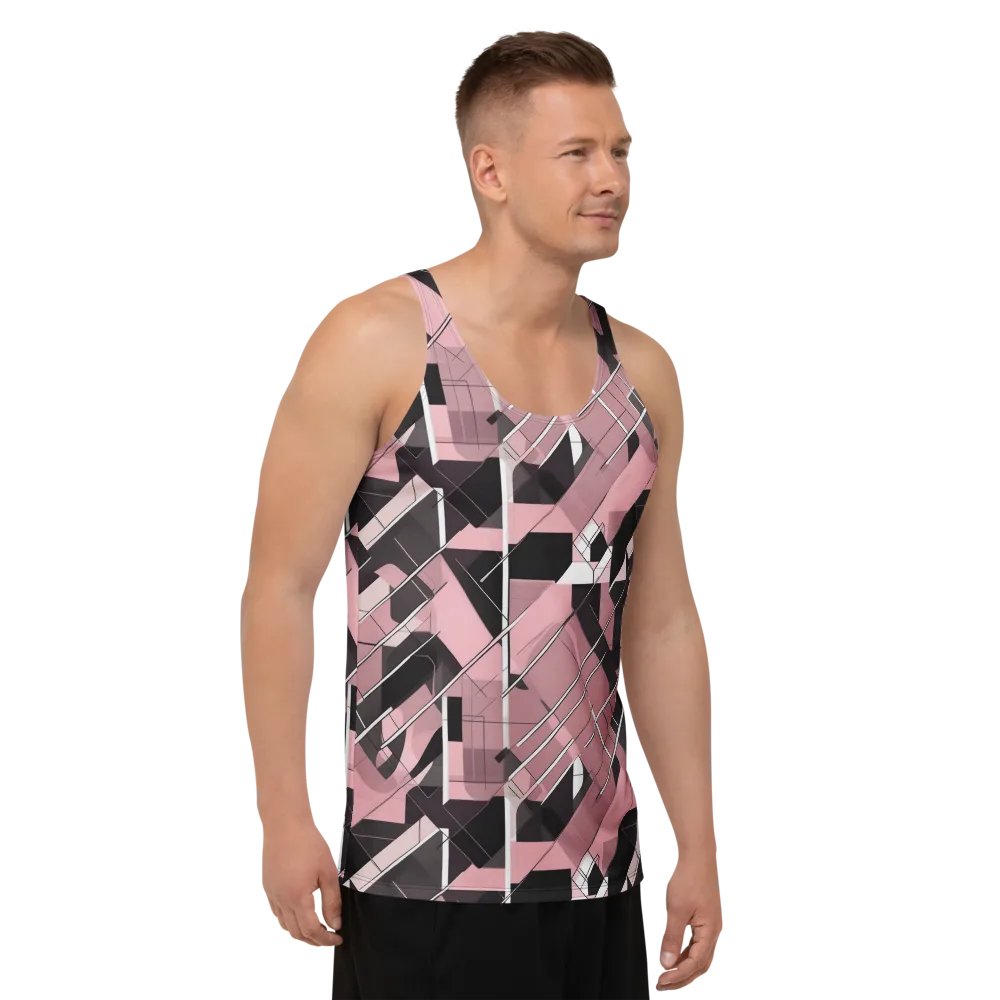 Rosewood Circuit on Men's Tank Top — Right Front