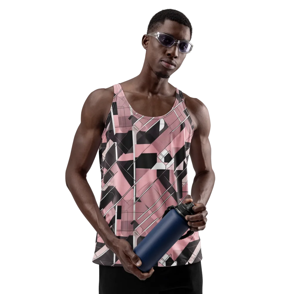 Rosewood Circuit on Men's Tank Top — Front