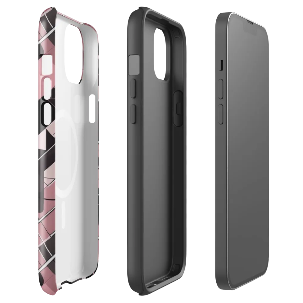 Rosewood Circuit on MagSafe Tough Case for iPhone® — Front