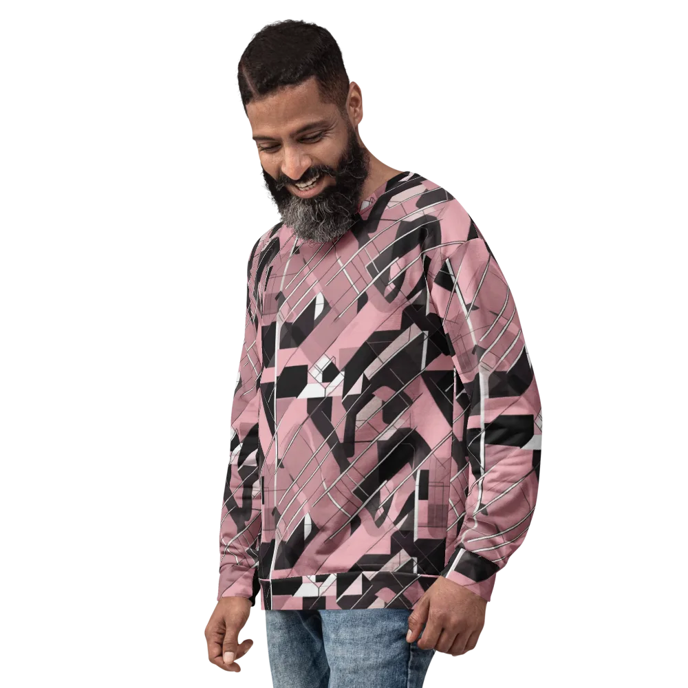 Rosewood Circuit on Sweatshirt — Left Front