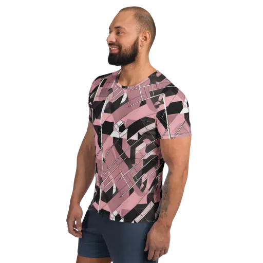 Rosewood Circuit on a Men's Athletic T-Shirt