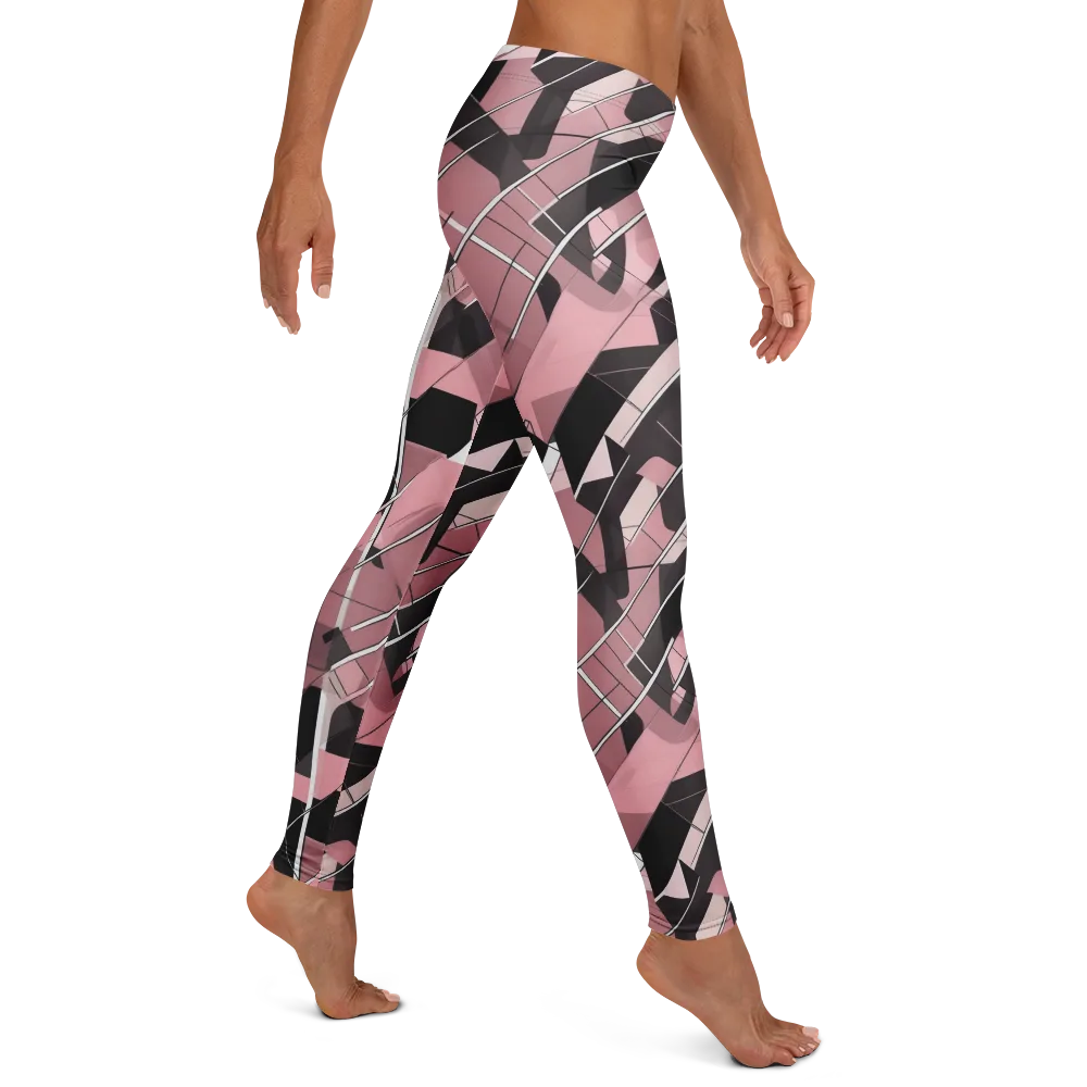 Rosewood Circuit on Leggings — Right