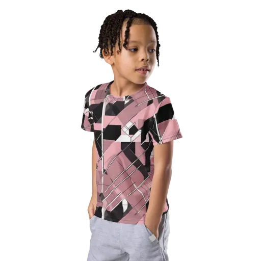 Rosewood Circuit on a Kids Crew Neck T-Shirt