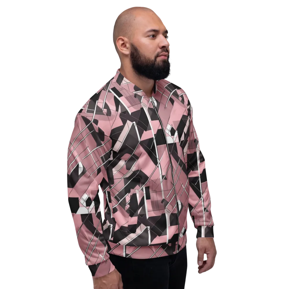 Rosewood Circuit on Bomber Jacket — Right