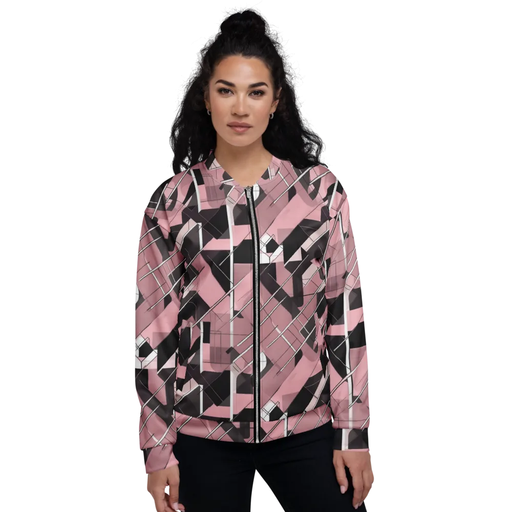 Rosewood Circuit on Bomber Jacket — Front