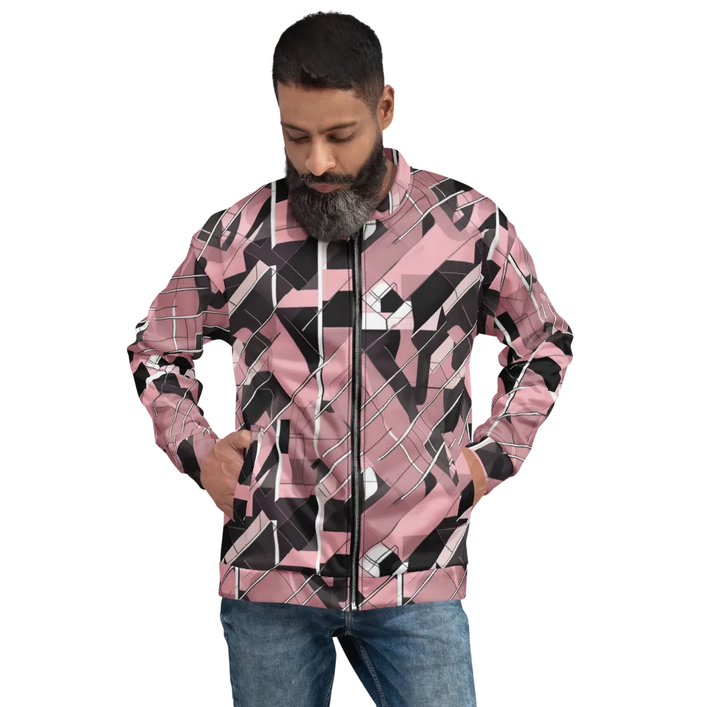 Rosewood Circuit on Bomber Jacket — Front