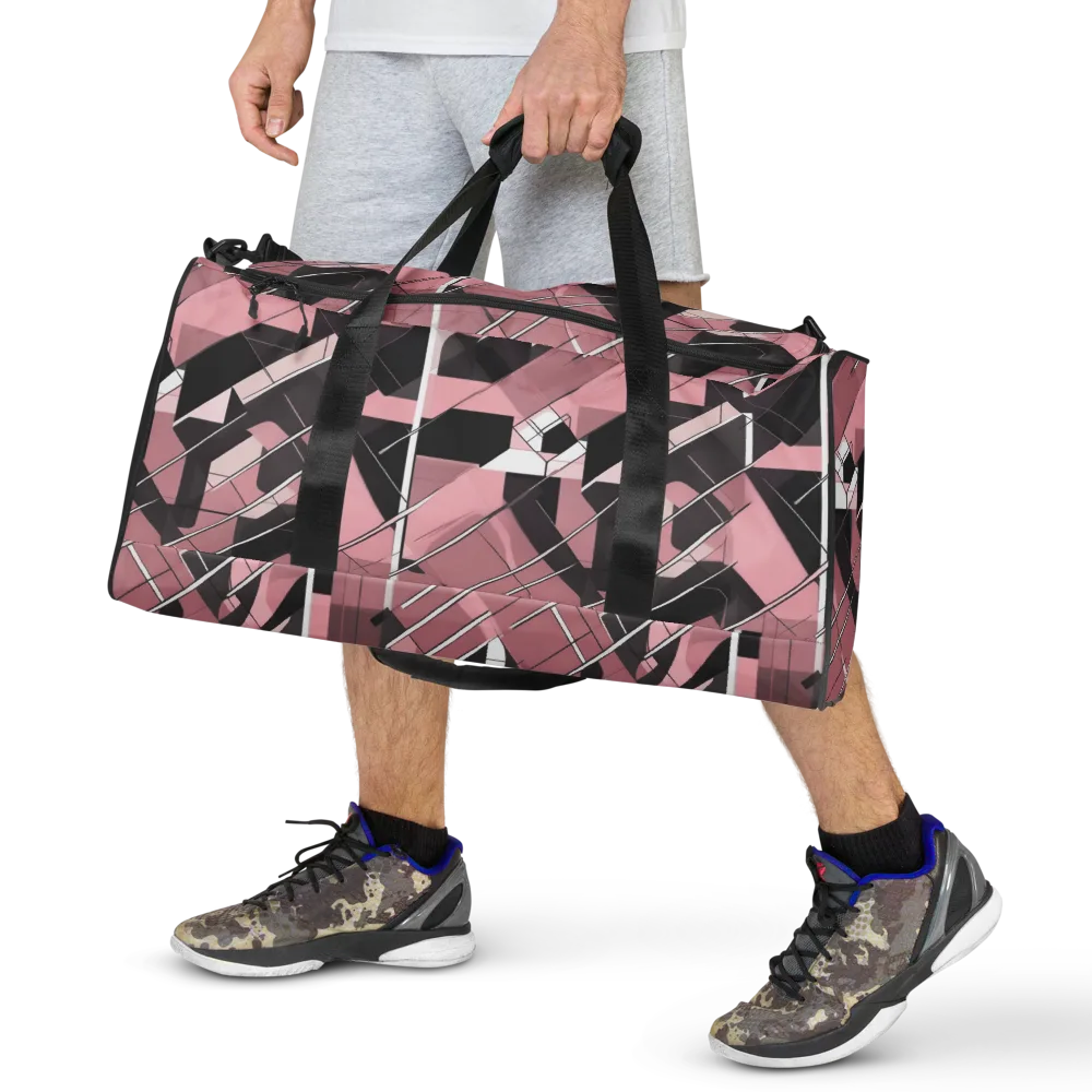 Rosewood Circuit on Duffle Bag — Front