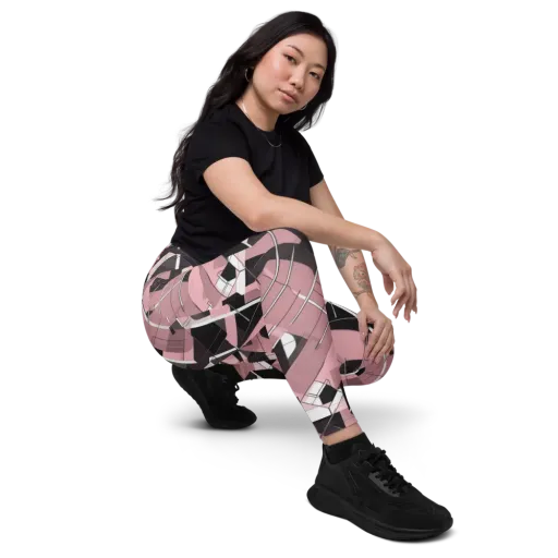 Rosewood Circuit on a Leggings with Pockets