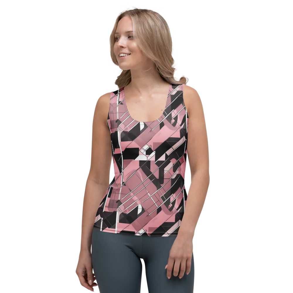 Rosewood Circuit on Women's Tank Top — Front