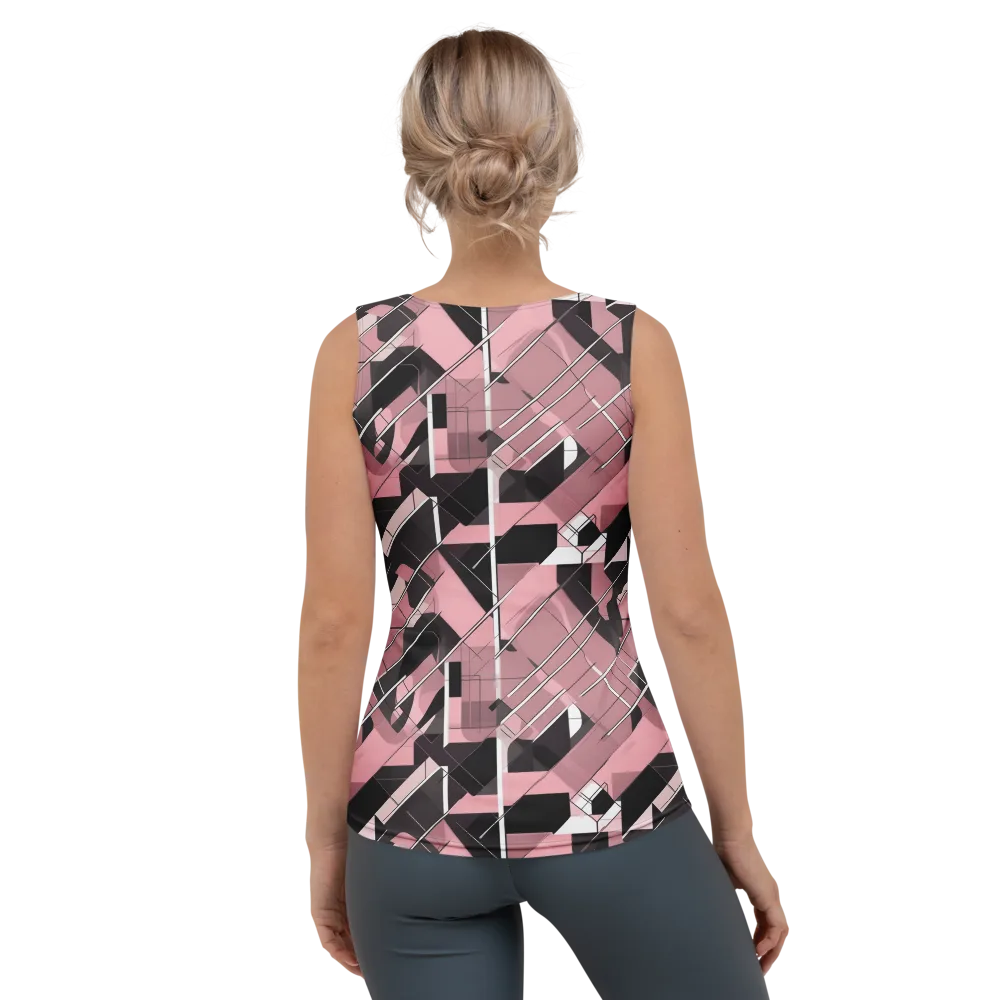 Rosewood Circuit on Women's Tank Top — Back
