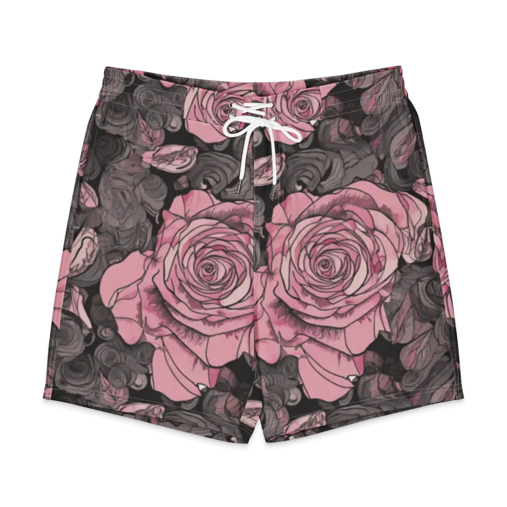 Blush Afterdark on Men's Board Shorts — Front