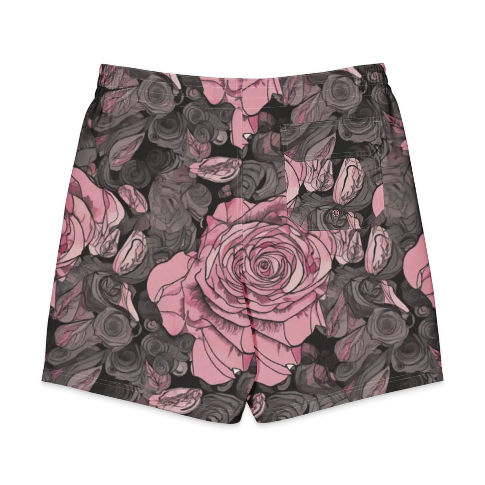 Blush Afterdark on Men's Board Shorts — Back
