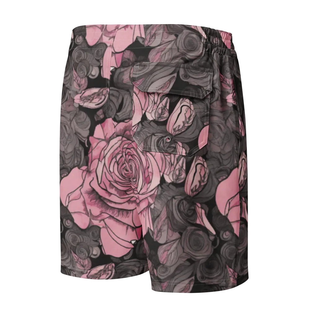 Blush Afterdark on Men's Board Shorts — Back